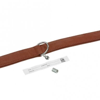 Karlie Halsband Buffalo aus Kalbsleder - Braun 40 cm/17 mm