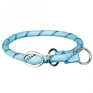 Trixie Sporty Rope Zug-Stopp-Halsband - hellblau L