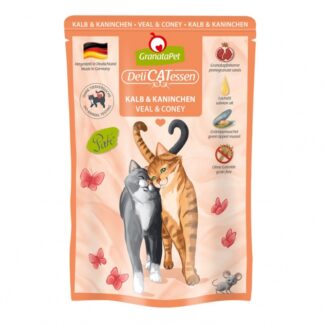 GranataPet Delicatessen Pouch Kalb & Kaninchen 85 g