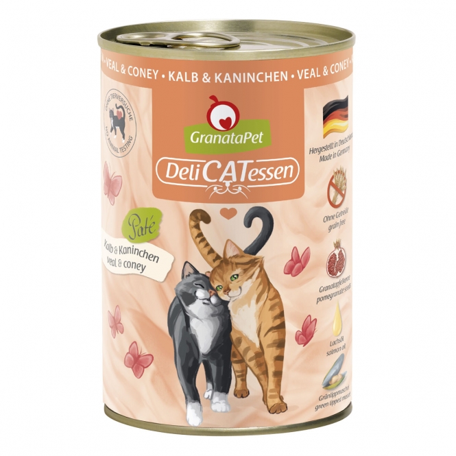 GranataPet Delicatessen Dose Kalb & Kaninchen 400 g