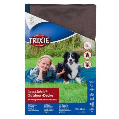 Trixie Insect Shield® Outdoor-Decke - Dunkelblau 70 x 50 cm