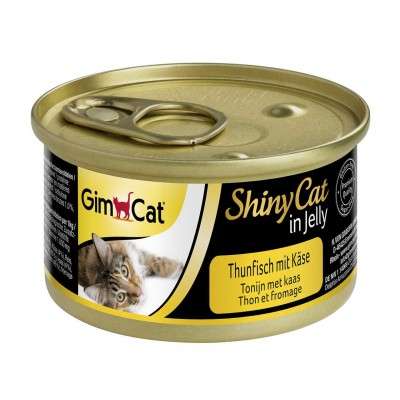 GimCat ShinyCat Thunfisch mit Käse in Jelly 70g