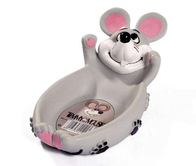 Karlie Vinyl-Katzennapf TIMMY THE MOUSE - 200 ml