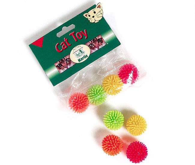 Karlie Katzen-Spielball Igel - 4er Set