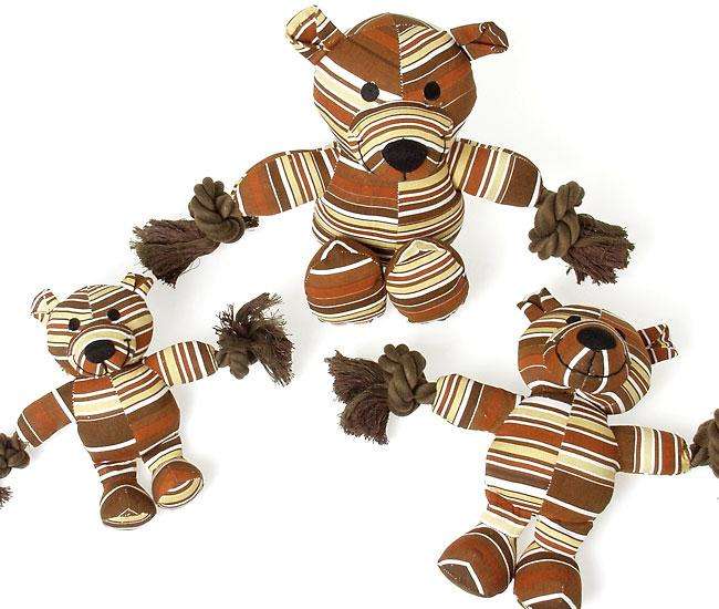 Karlie SENIOR DOG TOY Bär mit Seil 19 cm