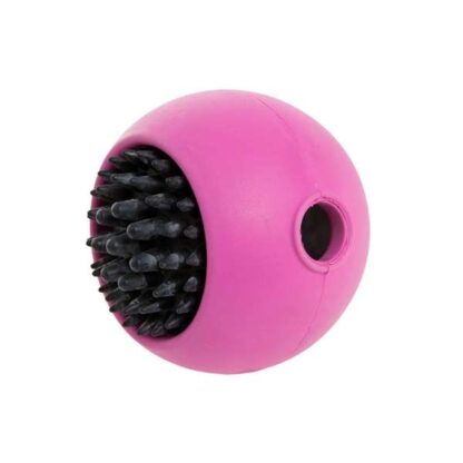 Karlie Boomer Vollgummi-Snackball - Pink/Schwarz