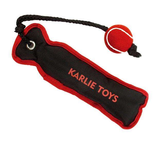 Karlie NYLON TOY PLUS Stick mit Tennisball