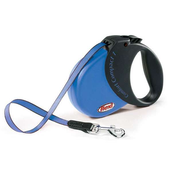 Flexi Comfort Compact 1 (S) - 5 m / bis 15 kg Blau