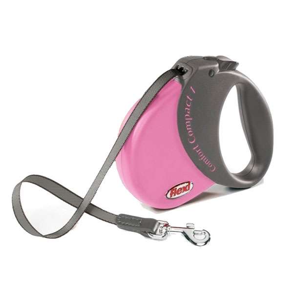 Flexi Comfort Compact 1 (S) - 5 m / bis 15 kg Rosa