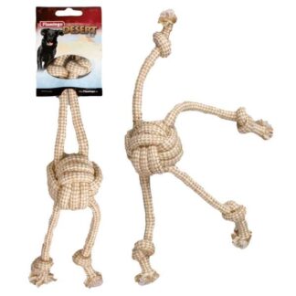 Karlie Flamingo Jute-Knotenball Desert mit Seilen