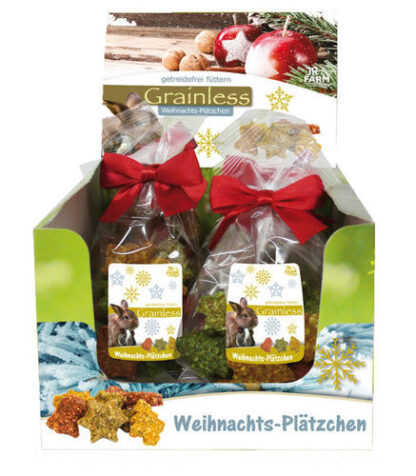 JR Farm Grainless Weihnachts-Plätzchen Tüte 75g