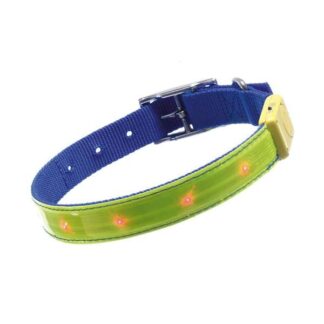 Karlie Safety Light - blinkendes Sicherheitshalsband M