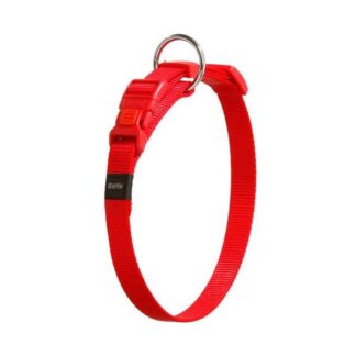 Karlie Art Sportiv Silverplus Halsband - Rot 24 mm / 45-65 cm