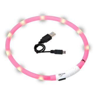 Karlie Visio Light LED-Leuchtschlauch mit USB - Pink