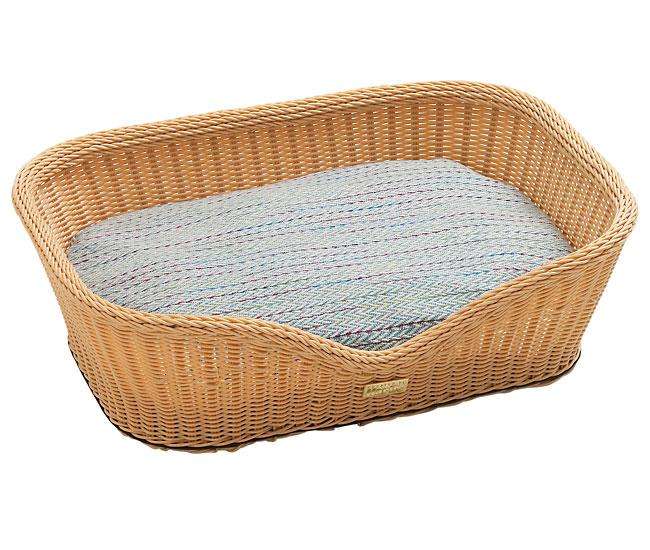 Karlie COTTAGE LINE Liegebett - Eckig, Blau 60 x 45 cm