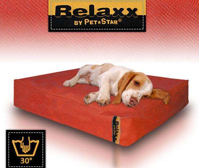 Pet-Star RELAXX Kissen - Eckig, 65 x 85 cm Rot