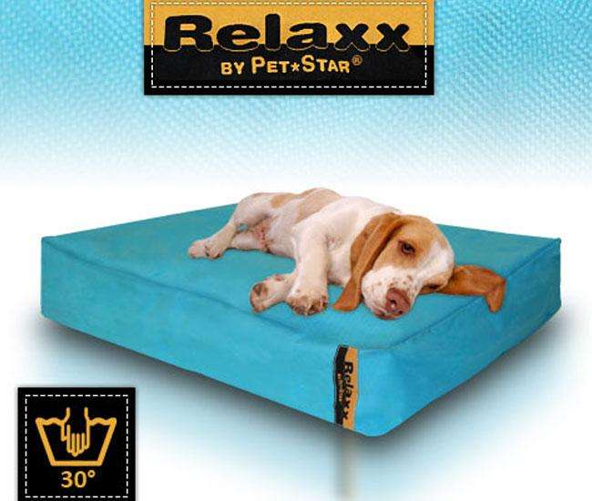 Pet-Star RELAXX Kissen - Eckig, 65 x 85 cm Hellblau