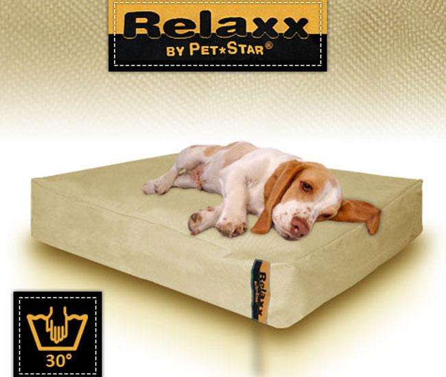 Pet-Star RELAXX Kissen - Eckig, 65 x 85 cm Beige