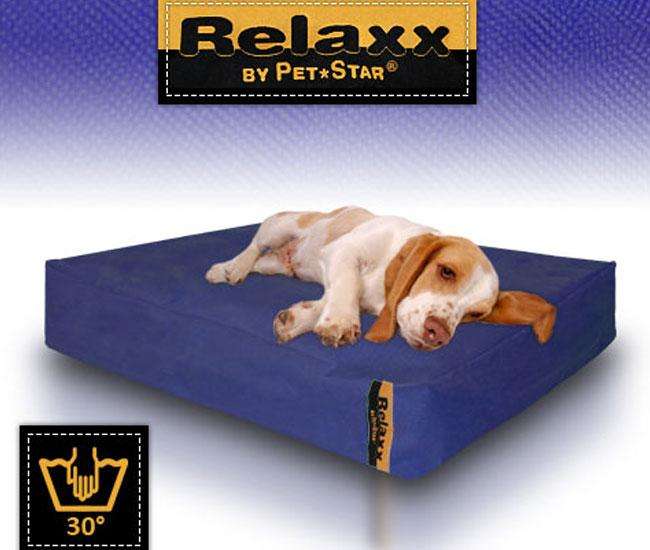 Pet-Star RELAXX Kissen - Eckig, 65 x 85 cm Dunkelblau