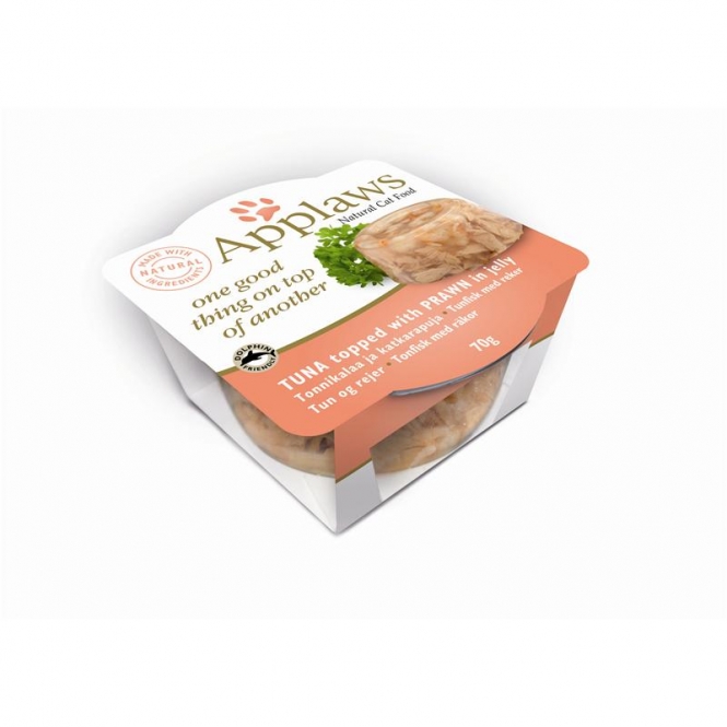 Applaws Schale Layer Thunfisch & Garnele 70g