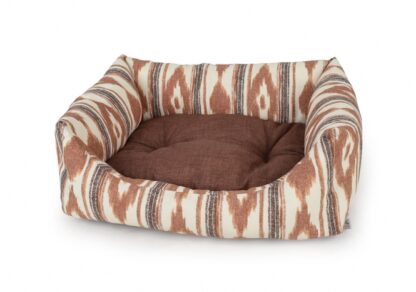 CARBONE Hundebett Domino, 65 x 80 cm Quadrate-rot