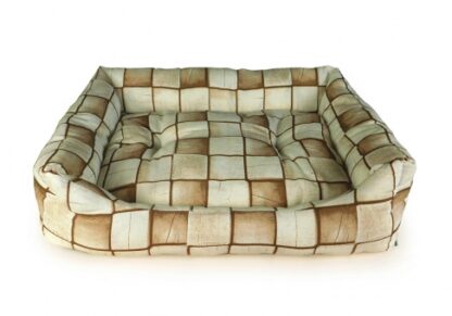 CARBONE Hundebett Domino, 65 x 80 cm Schmetterlinge