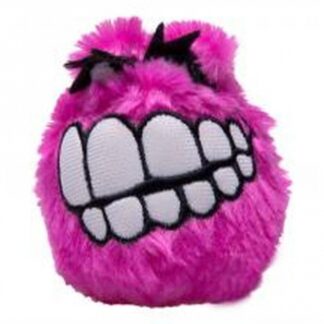 ROGZ FLUFFY GRINZ Hundeball, 4,9 cm pink