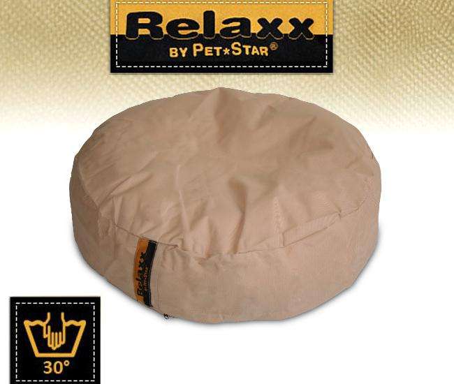 Pet-Star RELAXX Kissen - Rund, 70 cm Beige