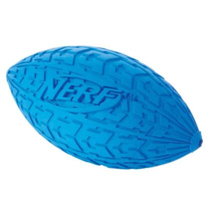 NERF DOG Trax Tire Squeak Football Medium