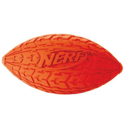 NERF DOG Trax Tire Squeak Football Medium