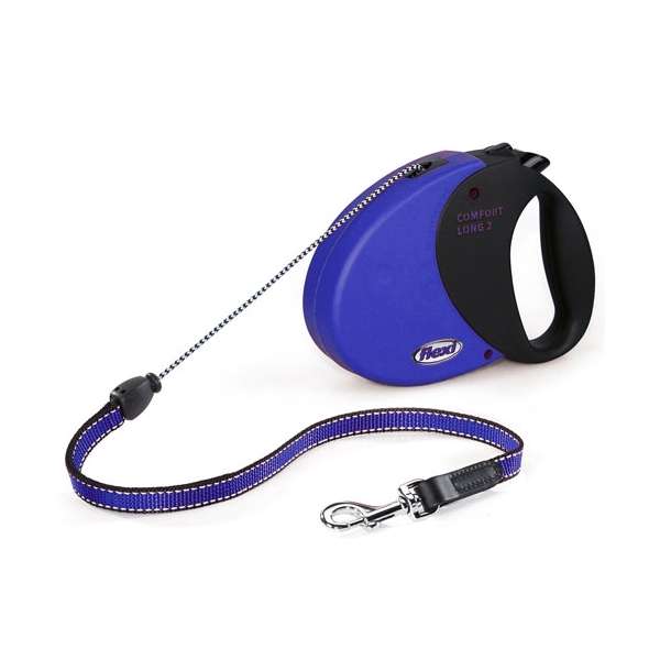 FLEXI Comfort Long2 - 8 m, bis 20 kg Blau-Grau