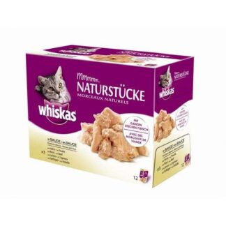 Whiskas 5M 12-er MP Fleisch-Koestliche Menues in Sauce 12 x 85 g