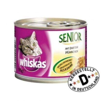 Whiskas Senior mit zartem Huehnchen 195 g