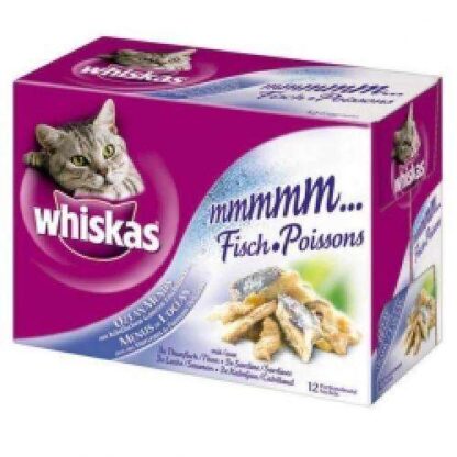 Whiskas 5M 12-er MP Fisch-Ozean Menues in Gelee 12 x 85 g